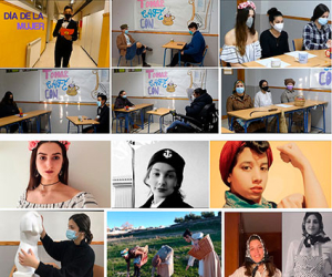 Alumnado del instituto de Alhama se 'mimetiza' con mujeres relevantes de la historia