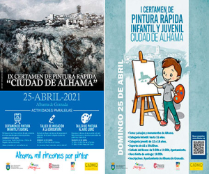 El IX Certamen de Pintura Rápida “Ciudad de Alhama” tendrá una versión juvenil