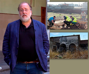 Ignacio Benítez consternado ante el hallazgo de los restos de su tío abuelo en un campo de exterminio franquista