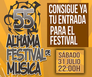 Consigue ya tu entrada para el 55 Alhama Festival de Música