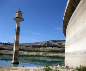 El pantano de Los Bermejales con menos del 40% de su capacidad