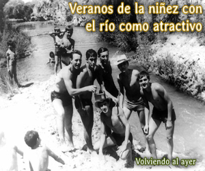 Veranos de la niñez con el río como atractivo