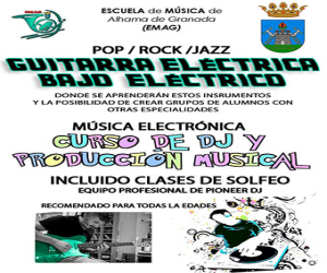 Nuevas especialidades musicales impartidas por la EMAG