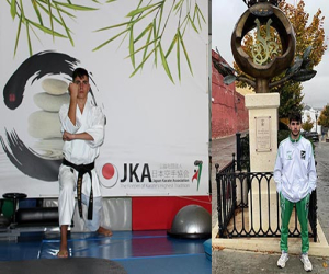 Óscar Correa al Campeonato de España de Karate