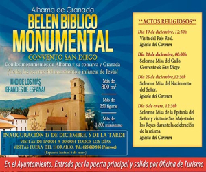 La inauguración del Belén Monumental, da comienzo a las actividades navideñas