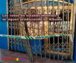 Reventaron la cancela y expoliaron Alhama Multimedia