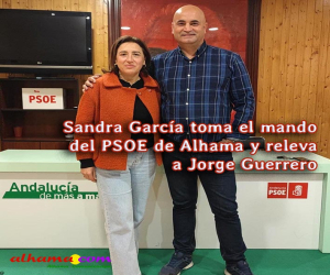 Sandra García toma el mando del PSOE alhameño