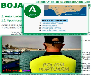 Convocatoria VI bolsa de trabajo 2022-2024 de la agencia pública de puertos de Andalucía (APPA)