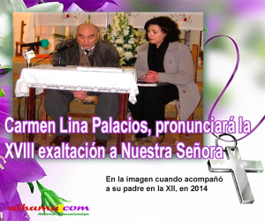 Carmen Lina Palacios, pronunciará la XVIII exaltación a Nuestra Señora