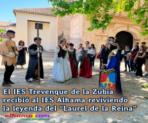 El IES Trevenque de la Zubia recibió al IES Alhama reviviendo la leyenda del "Laurel de la Reina"