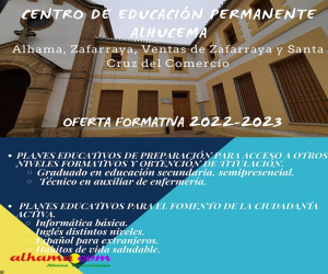 Del 1 al 15 de junio plazo de matriculaciones en los Centros de Adultos