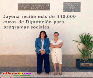 Jayena recibe más de 440.000 euros de Diputación para programas sociales