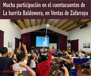 Mucha participación en el cuentacuentos de La burrita Baldomera, en Ventas de Zafarraya
