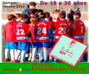 Campus de verano IAJ 2022 para jóvenes