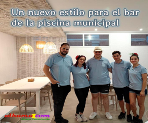 Pablo Ruiz imprime un nuevo estilo en el bar de la piscina municipal