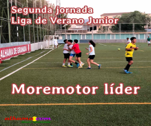 En la segunda jornada de la Liga de Verano Junior Moremotor es líder