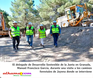 La Junta acondiciona en Jayena 12 kilómetros de caminos forestales en la lucha contra los incendios forestales