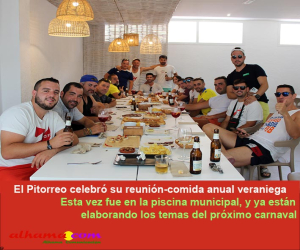 El Pitorreo celebró su reunión-comida anual veraniega