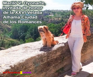 Mariló V. Oyonarte, invitada de honor de la XXVI Velada Alhama Ciudad de los Romances