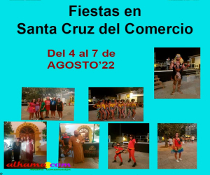 Fiestas en Santa Cruz del Comercio del 4 al 7 de agosto de 2022