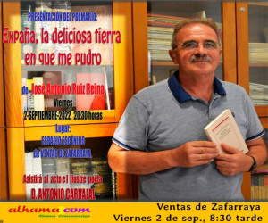 Pepe Reina presenta su poemario este viernes en Ventas de Zafarraya