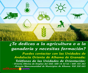¿Te dedicas a la agricultura o a la ganadería y necesitas formación?