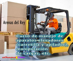 Abierto el plazo para la inscripción al curso de manejo de aparatos elevadores en Arenas del Rey