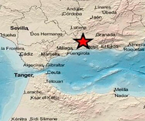 Registrado un terremoto en Alhama de Granada este pasado viernes 21 de octubre