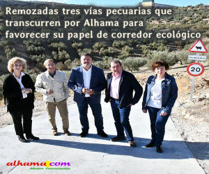 Remozadas tres vías pecuarias que transcurren por Alhama para favorecer su papel de corredor ecológico