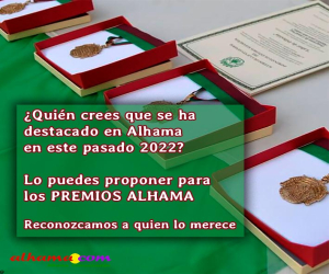 Abierto el plazo para las propuestas de los Premios Alhama 2022