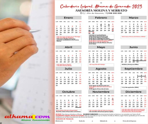 Calendario laboral oficial 2023