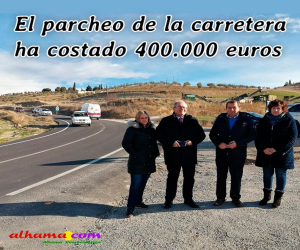 El parcheo de la carretera ha costado 400.000 euros