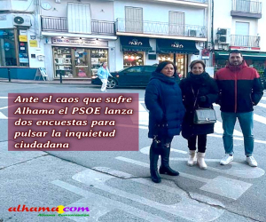 Ante el caos que sufre Alhama el PSOE lanza dos encuestas para pulsar la inquietud ciudadana