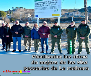 Finalizadas las obras de mejora de las vías pecuarias de La Resinera