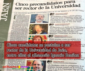 Cinco candidatos se postulan a ser rector de la Universidad de Jaén