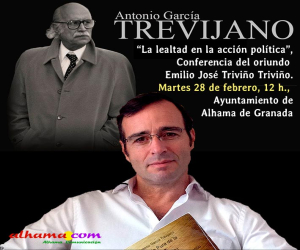 “La lealtad en la acción política”, conferencia del oriundo Emilio Triviño