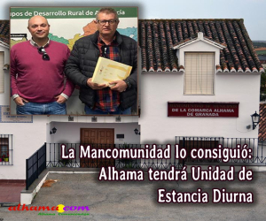 Alhama contará próximamente con una Unidad de Estancia Diurna