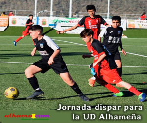 Jornada dispar para la UD Alhameña 
