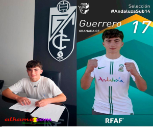 Javi Guerrero seleccionado por Andalucía para la fase final del Campeonato de España de Fútbol Sub14