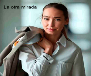 La chaqueta al hombro