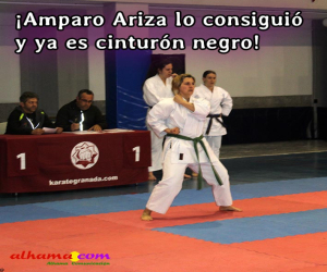 ¡Amparo Ariza lo consiguió y ya es cinturón negro de karate!