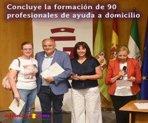 Concluye la formación de 90 profesionales de ayuda a domicilio