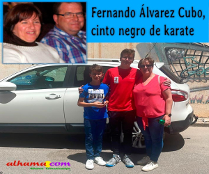 Fernando Álvarez Cubo, se une al grupo de cintos negros en la comarca Alhama-Temple 