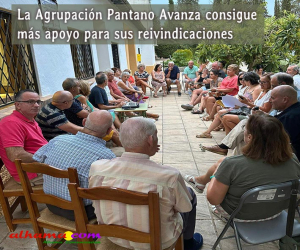 La Agrupación Pantano Avanza consigue más apoyo para sus reivindicaciones 