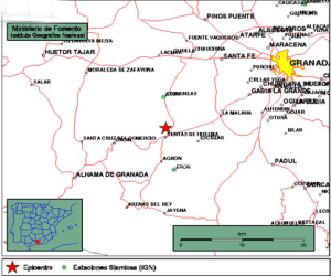 Pequeño terremoto en Ventas de Huelma