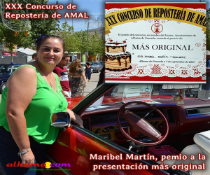 Maribel Martín, presentación más original del XXX Concurso de Repostería de AMAL 