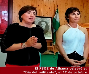 El PSOE de Alhama celebró el “Día del militante”