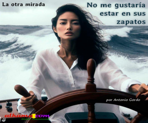 No me gustaría estar en sus zapatos