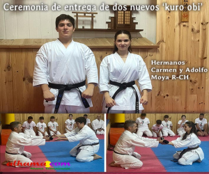 Ceremonia de entrega de dos nuevos ‘kuro obi’