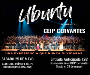 ¡Ubuntu y acción! el musical, informa el CEIP Cervantes